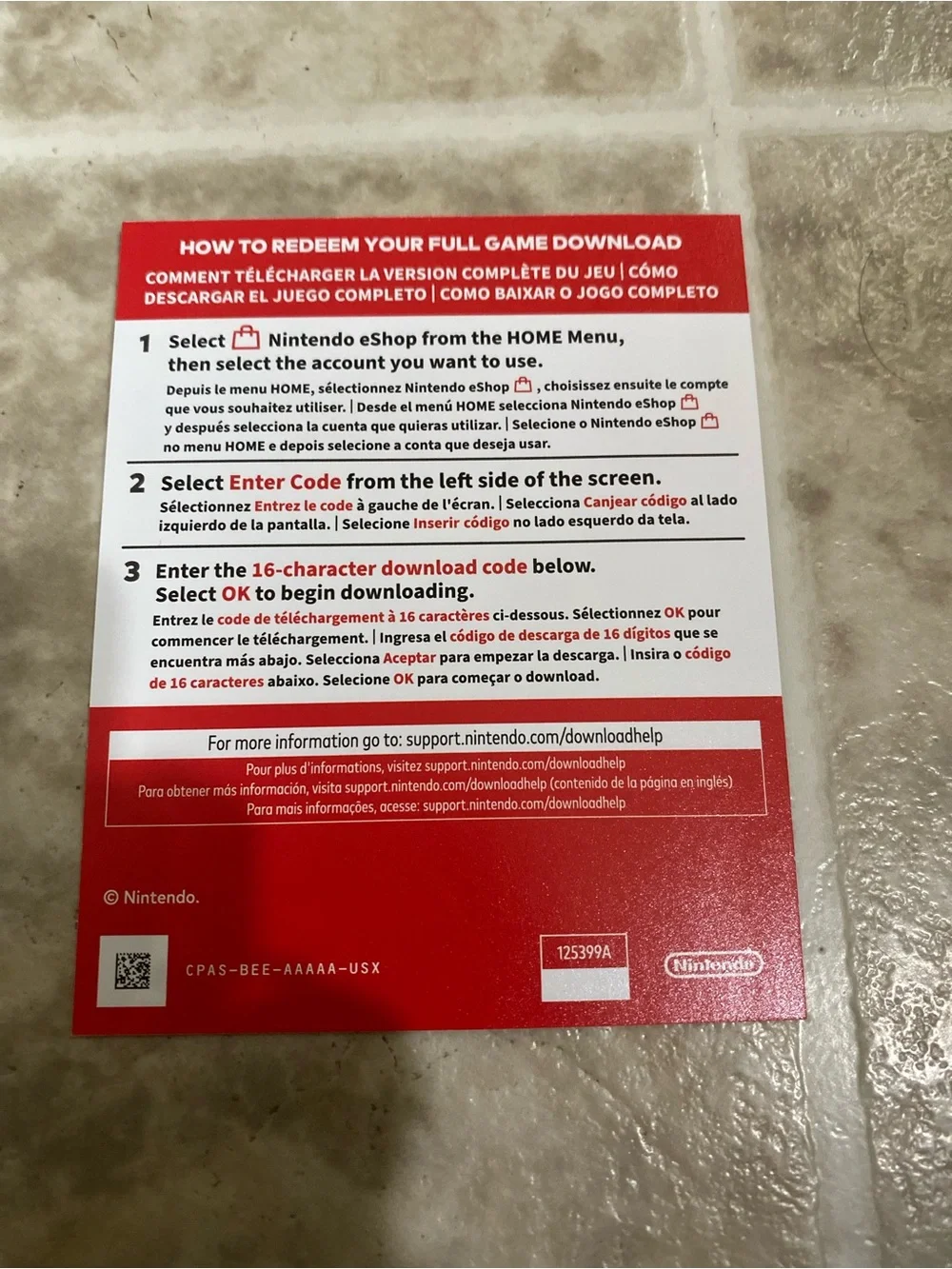 Nintendo Switch Mario Kart 8 Deluxe Full Game Download Code